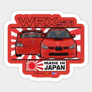 WRX STI IMPREZA Red Sticker